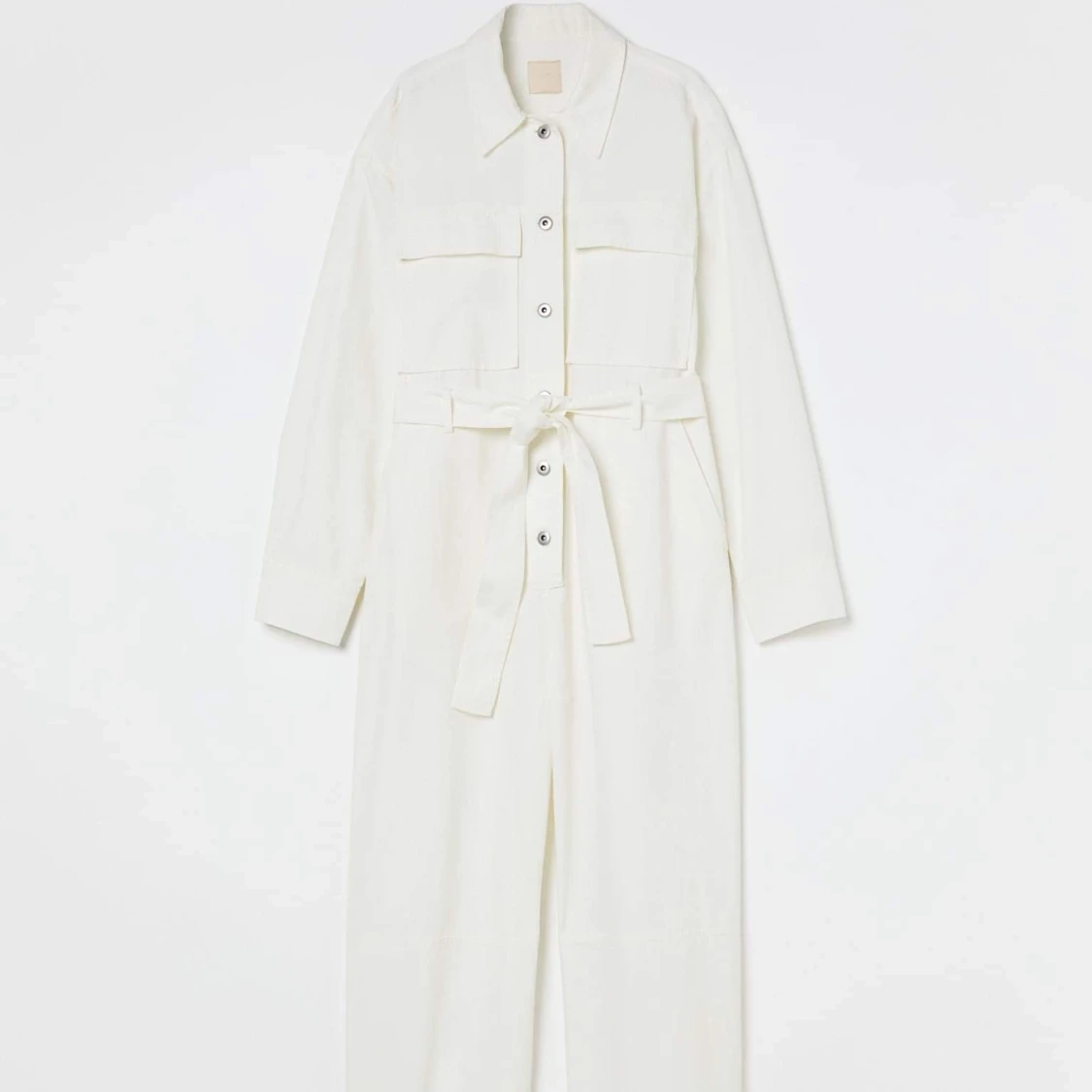 Denim/twill jumpsuit