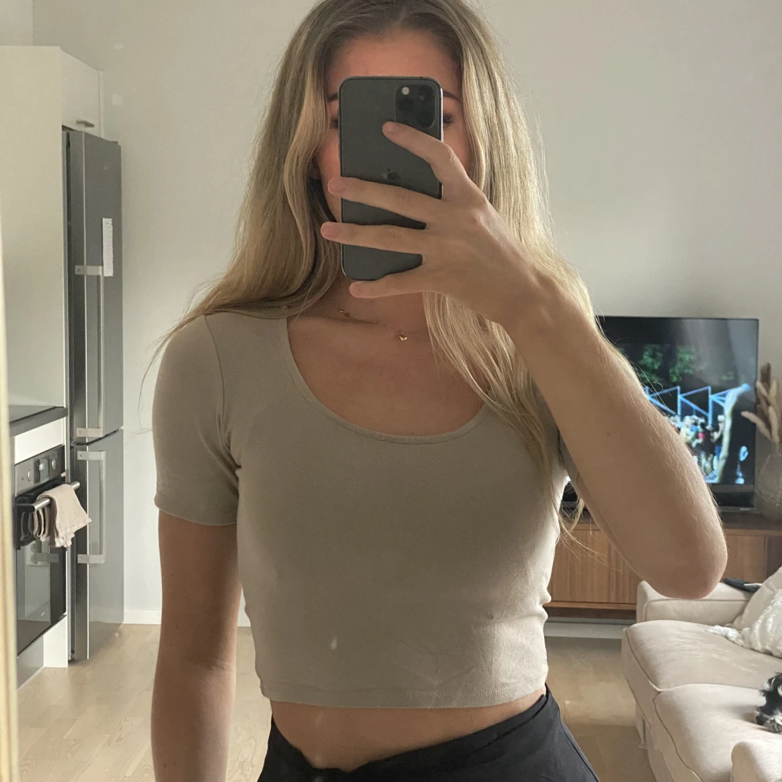 Beige topp - 90