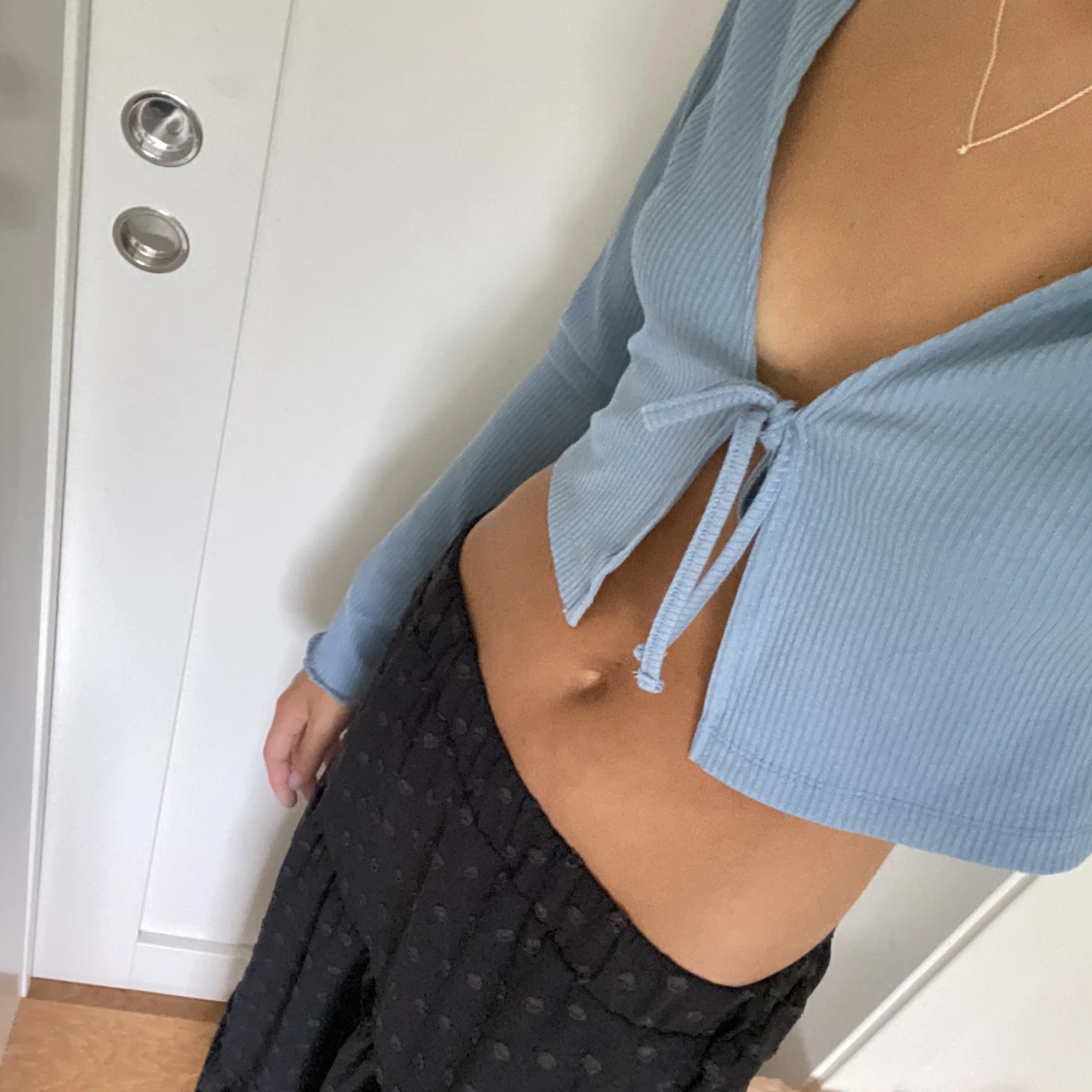 Super fin blå topp - 90