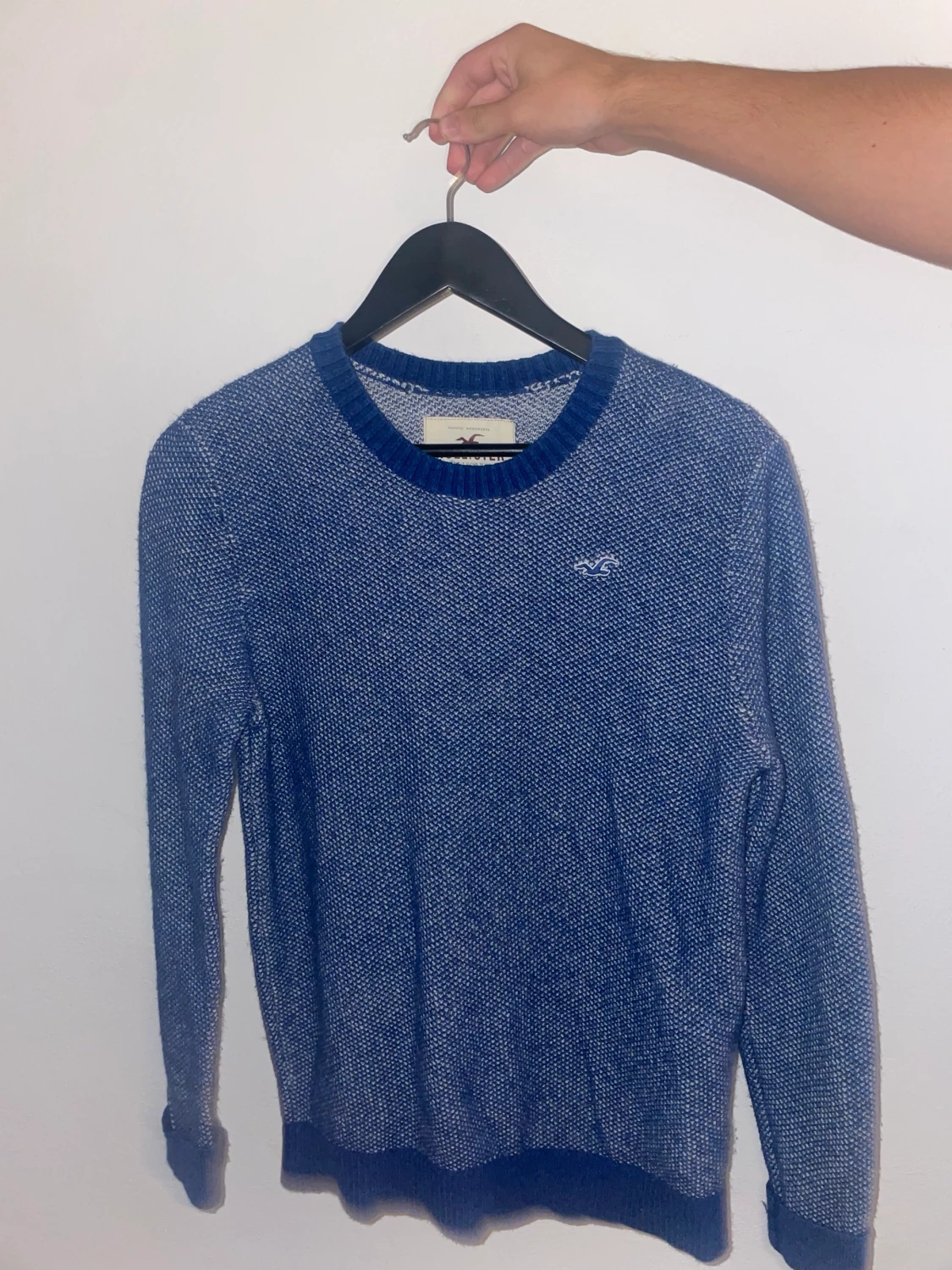 Blå hollister hoddie