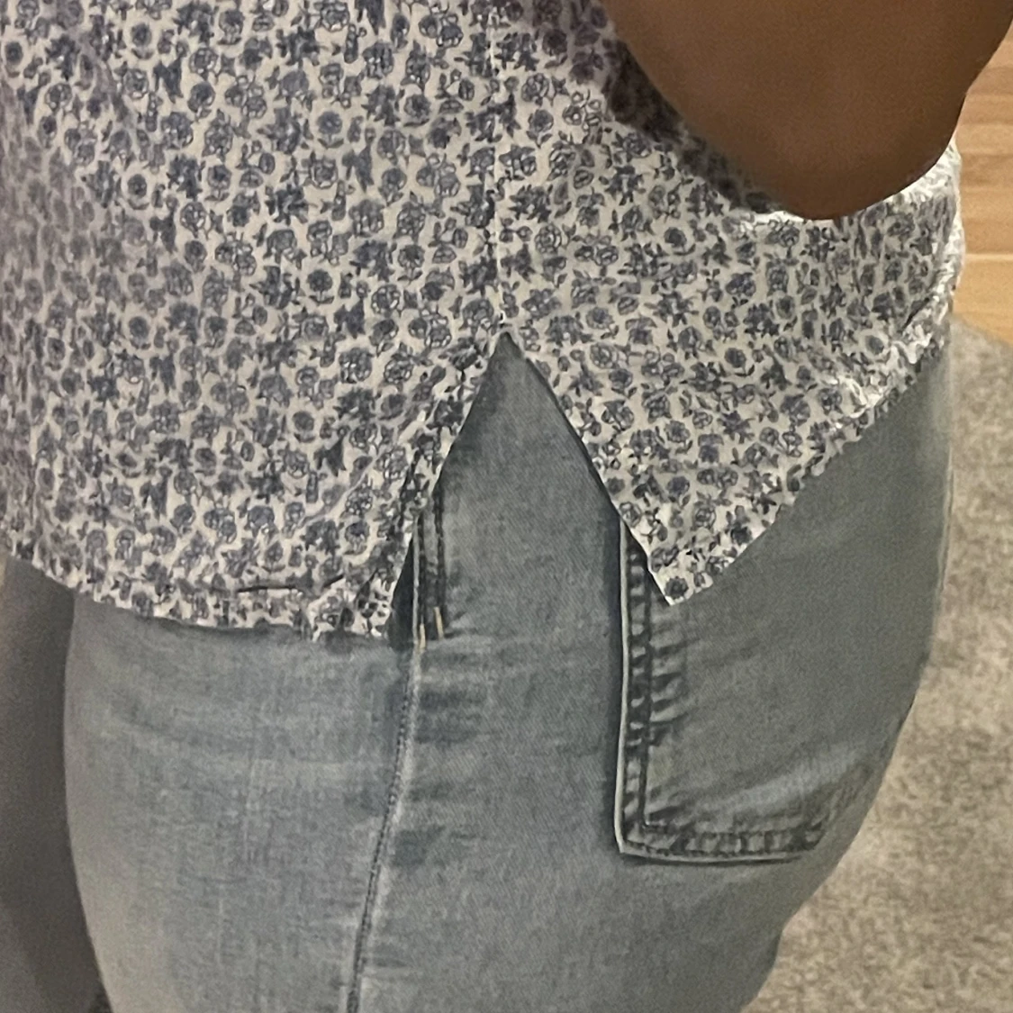 Super söt vintage blommig topp - 91