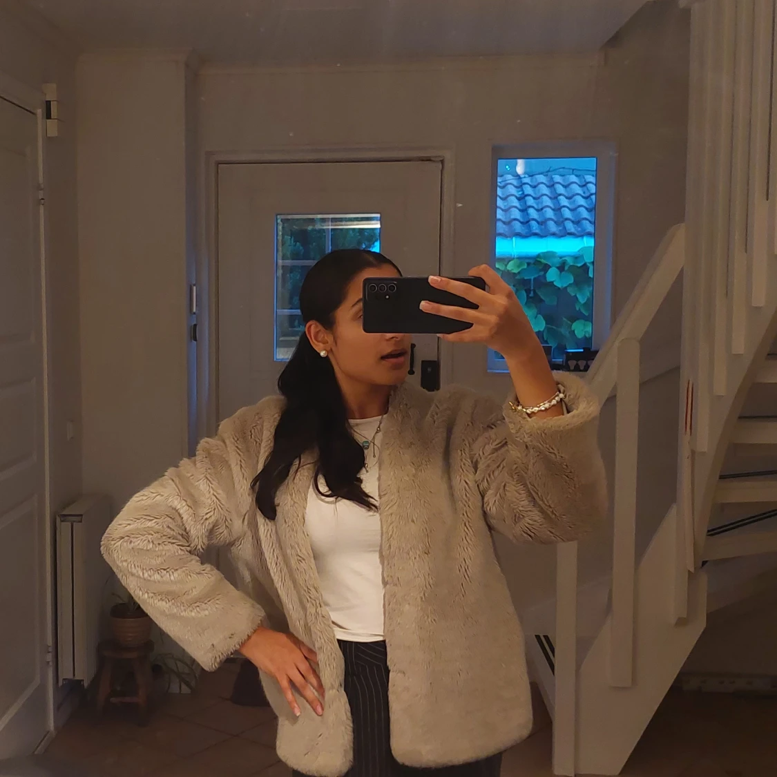 fejkpäls jacka (fauxfur)