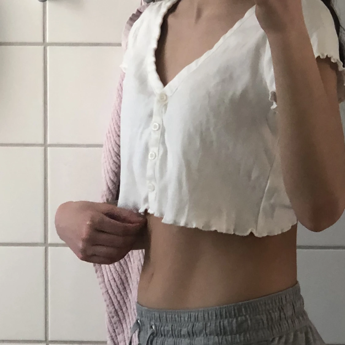 Söt knäppbar topp - 90