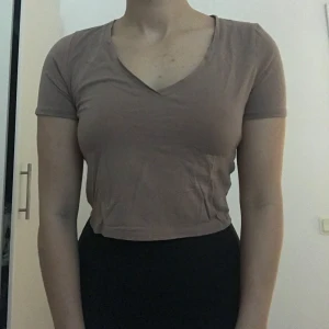 Kortärmad topp - Fashionnova  - Kort i modellen. Välanvänd, men ett okej skick.