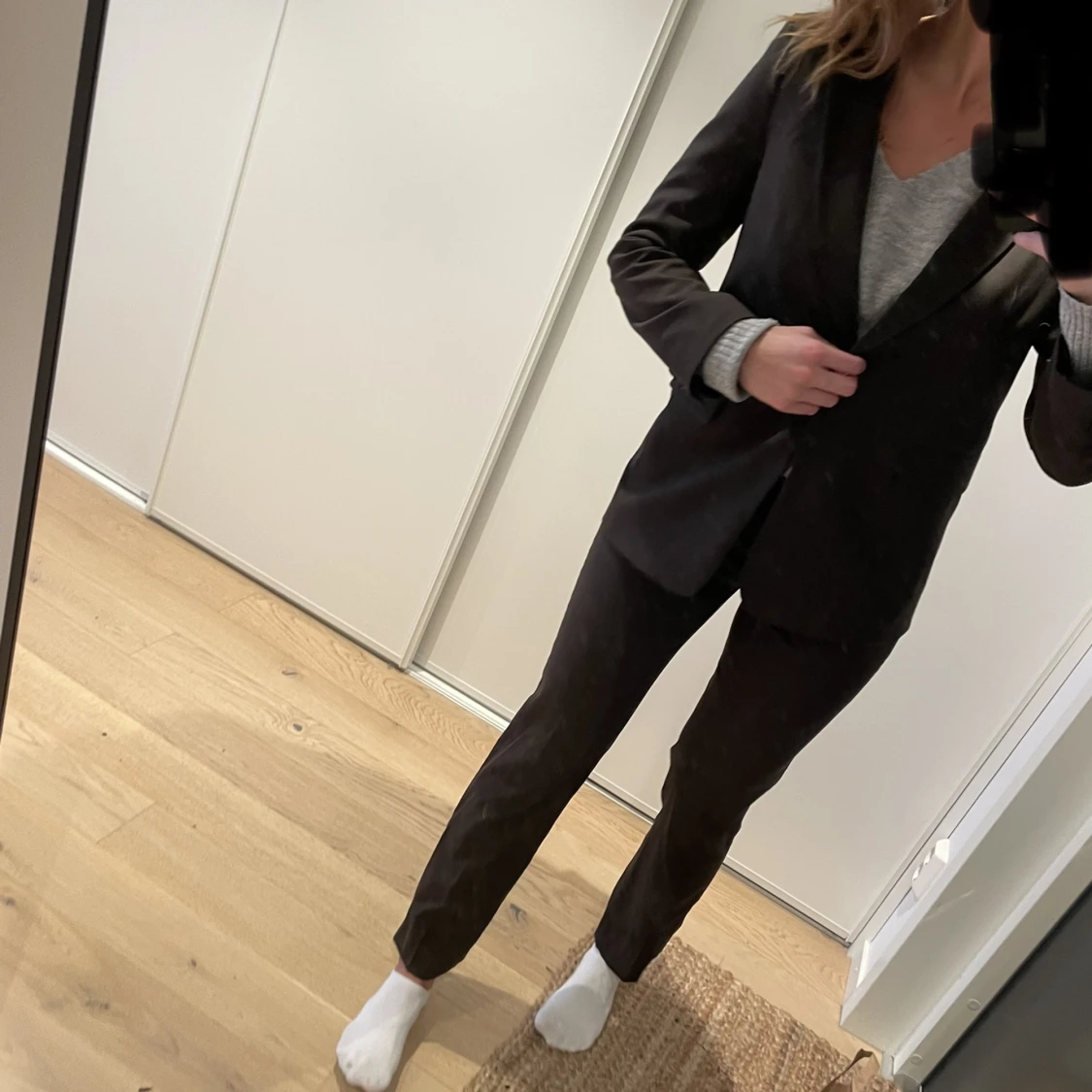 Mörkgrönt kostymset från H&M