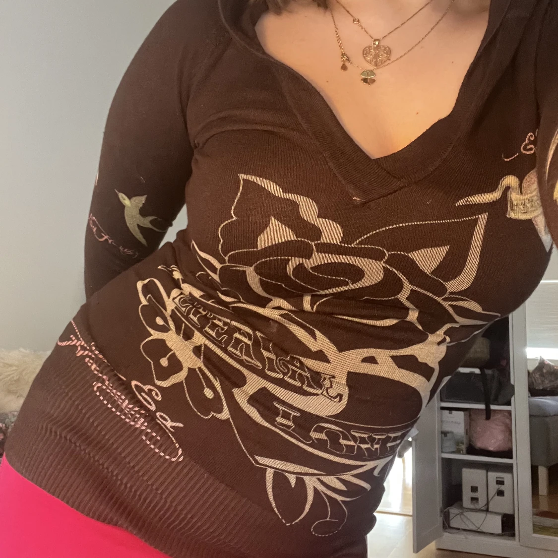 ED HARDY Y2k tröja 🖤 - 90