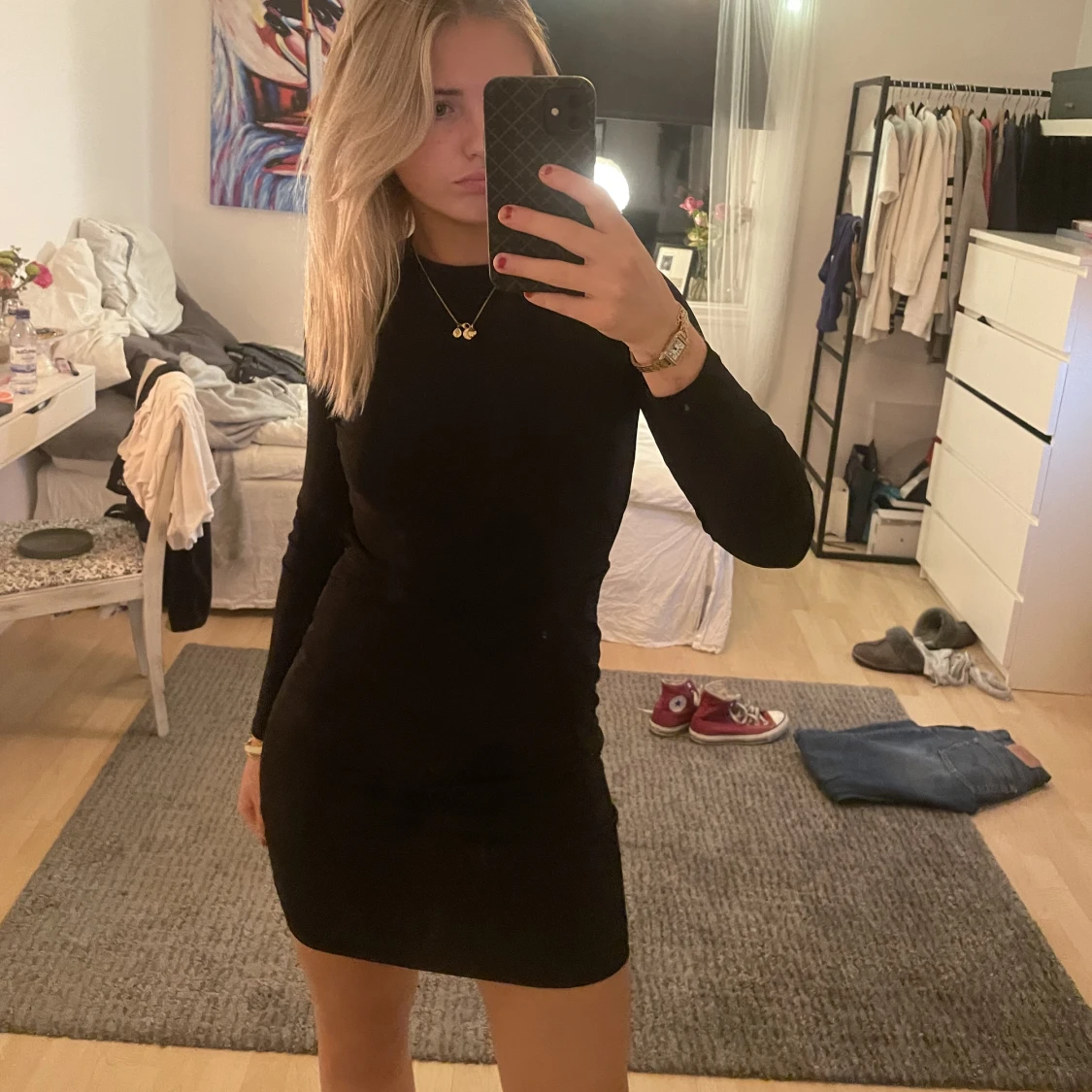 Snygg svart klänning! 🖤