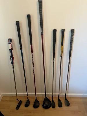 Golf klubbor i bra skick  - Ping G15 driver 1000kr Ping G15 spoon 4,17 grader. 700kr Ping i15 hybrid 23 grader. 700kr Boccieri golf heavy putter CX2 med super stroke grepp. 1000kr.  Cleveland tour zipgrooves REG.588 wedge 52 och 58 graders. 650kr styck.  Cleveland zip grooves CG15 w