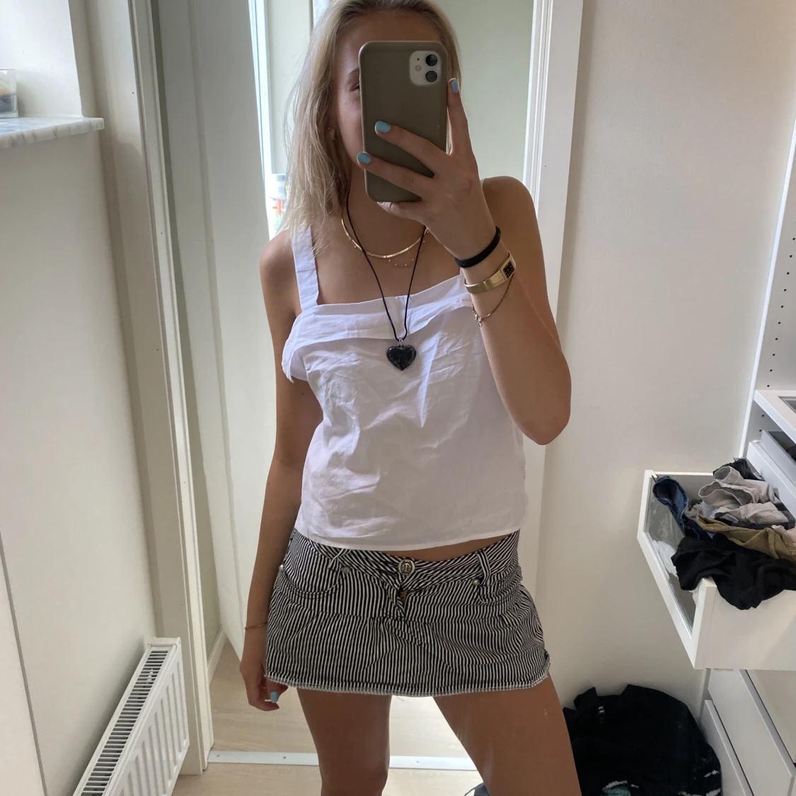 Vit topp somrig  - 91