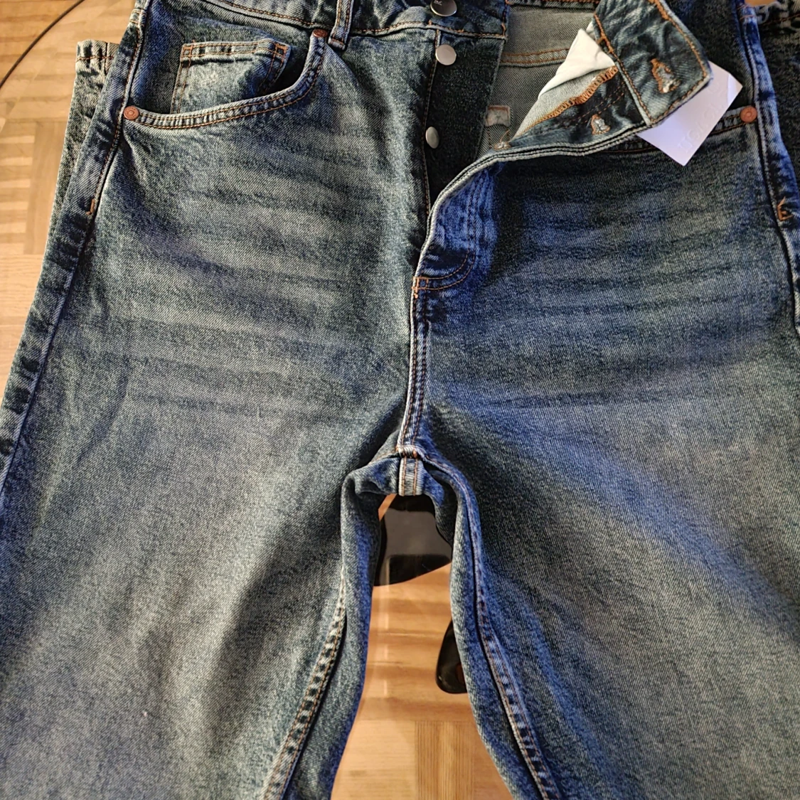 Never DENIM Flare Leg High W - 90