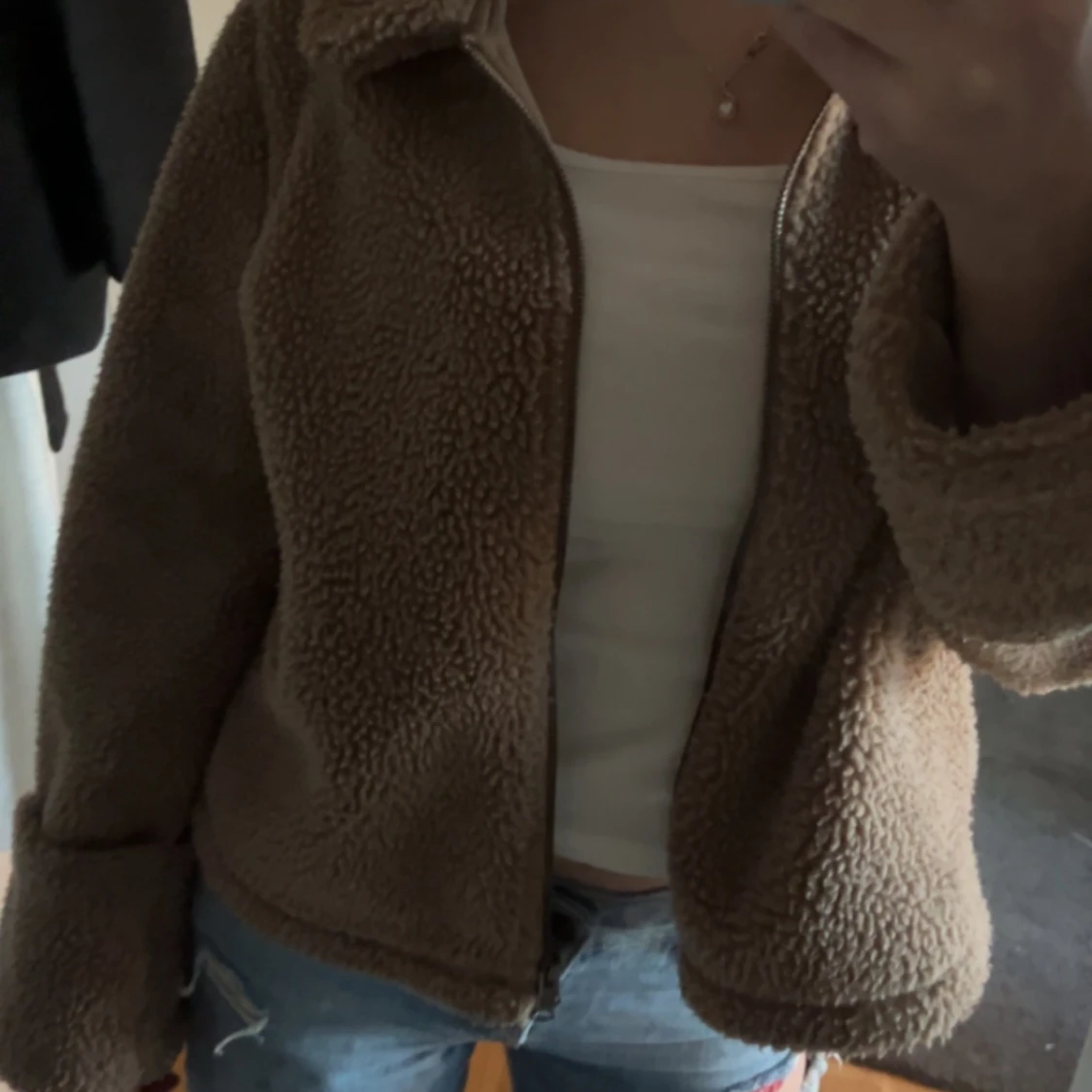 Beige vår/höst jacka  - 90