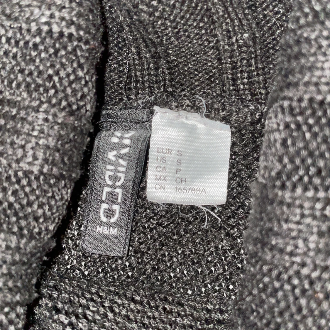 Stickad croppad turtleneck - 91