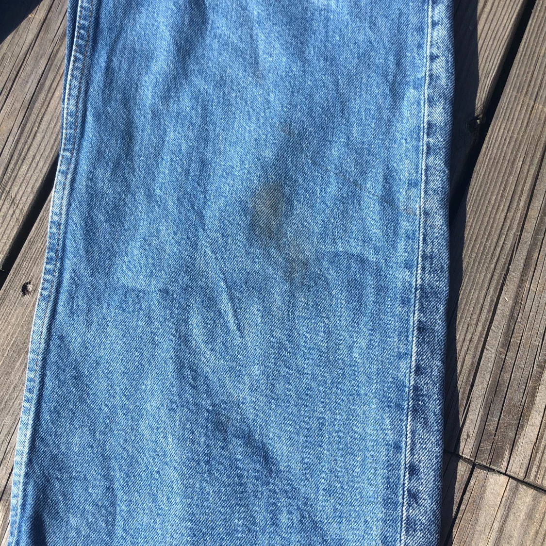 Blå Färgblock jeans - 90