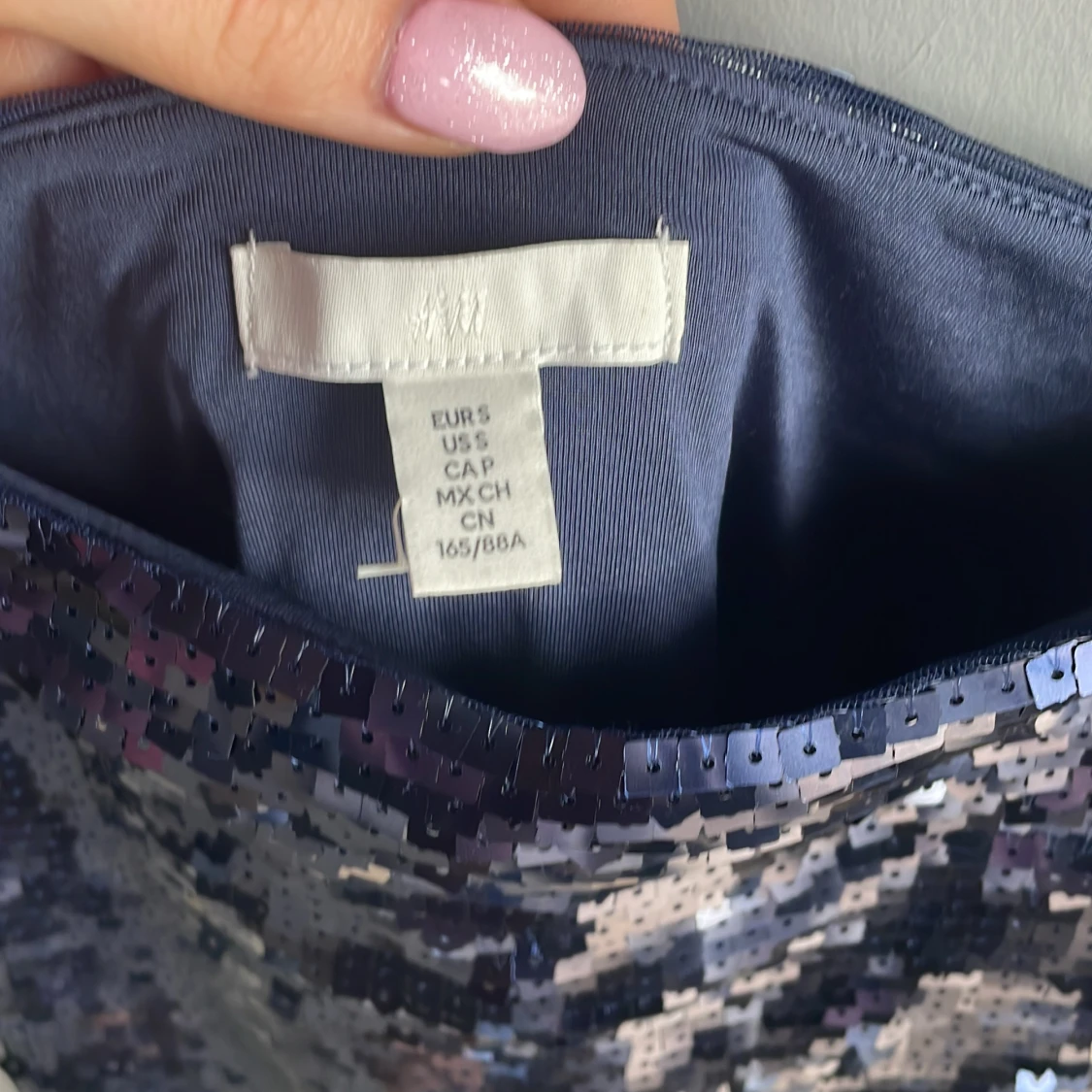 Glitter/Paljett-klänning - 91