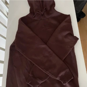 brun hoodie  - säljer denna fina bruna hoodien som är riktigt skön. aldrig arnvänd stlM