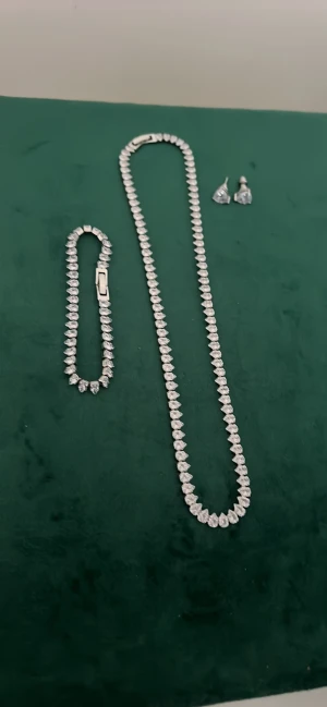 Silver Halsband set - Silver set