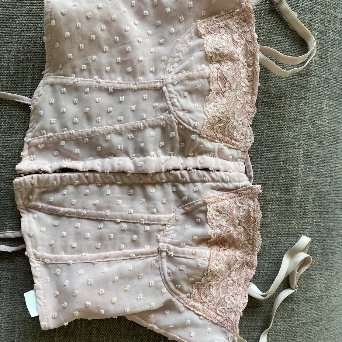 Baby rosa korsett - 90