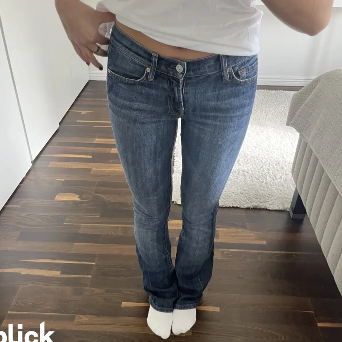 Lågmidjade jeans