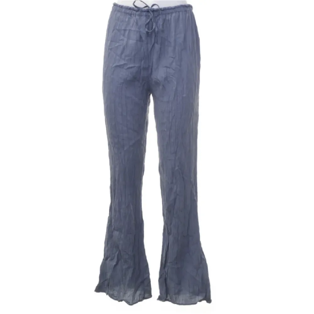 Blåa linnebyxor i fint skick❤️. Jeans & Byxor.