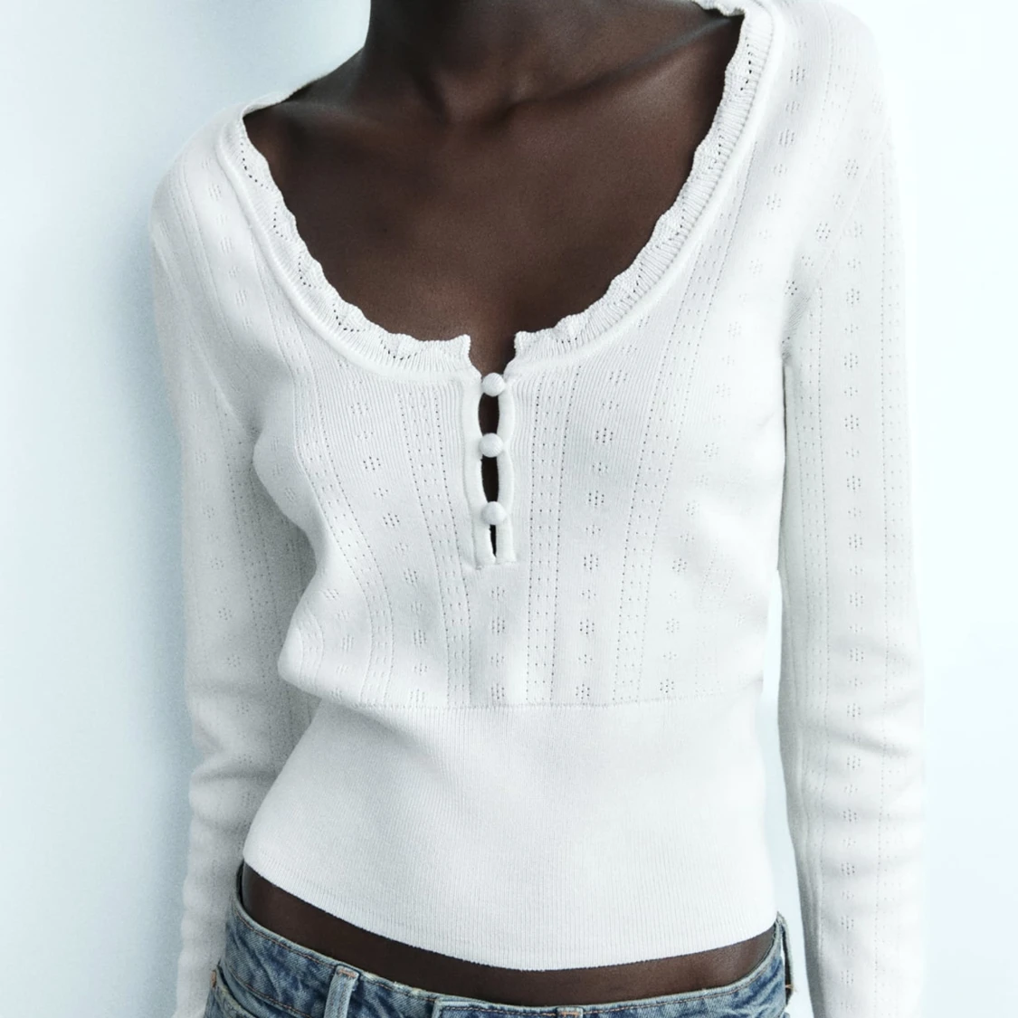 Broderad tröja från Zara