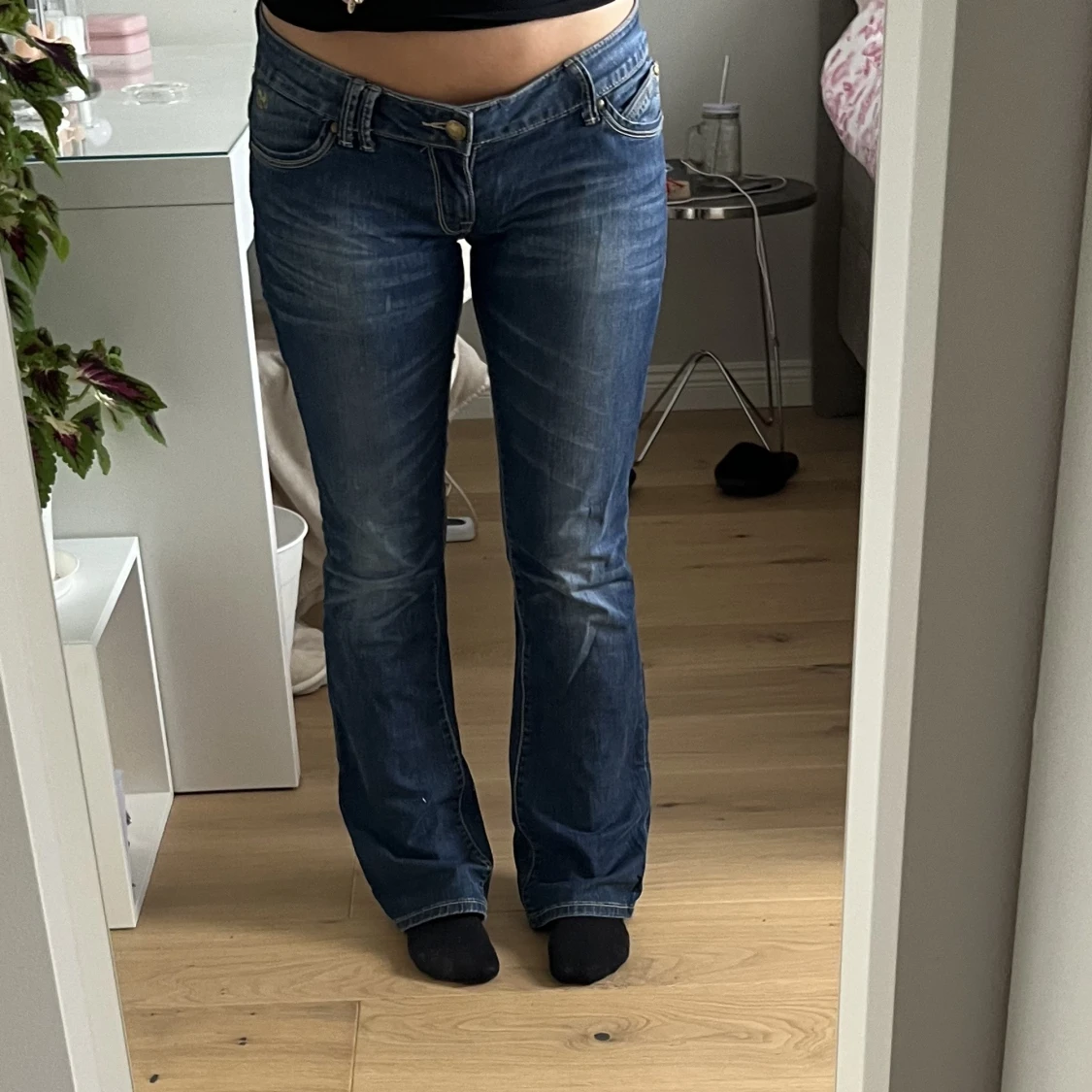Lågmidjade jeans - 90