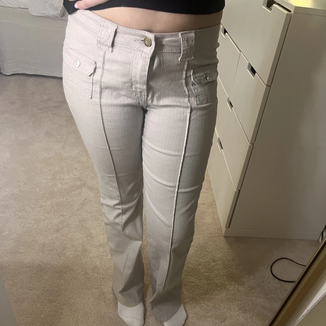 Snygga cargo jeans - 90