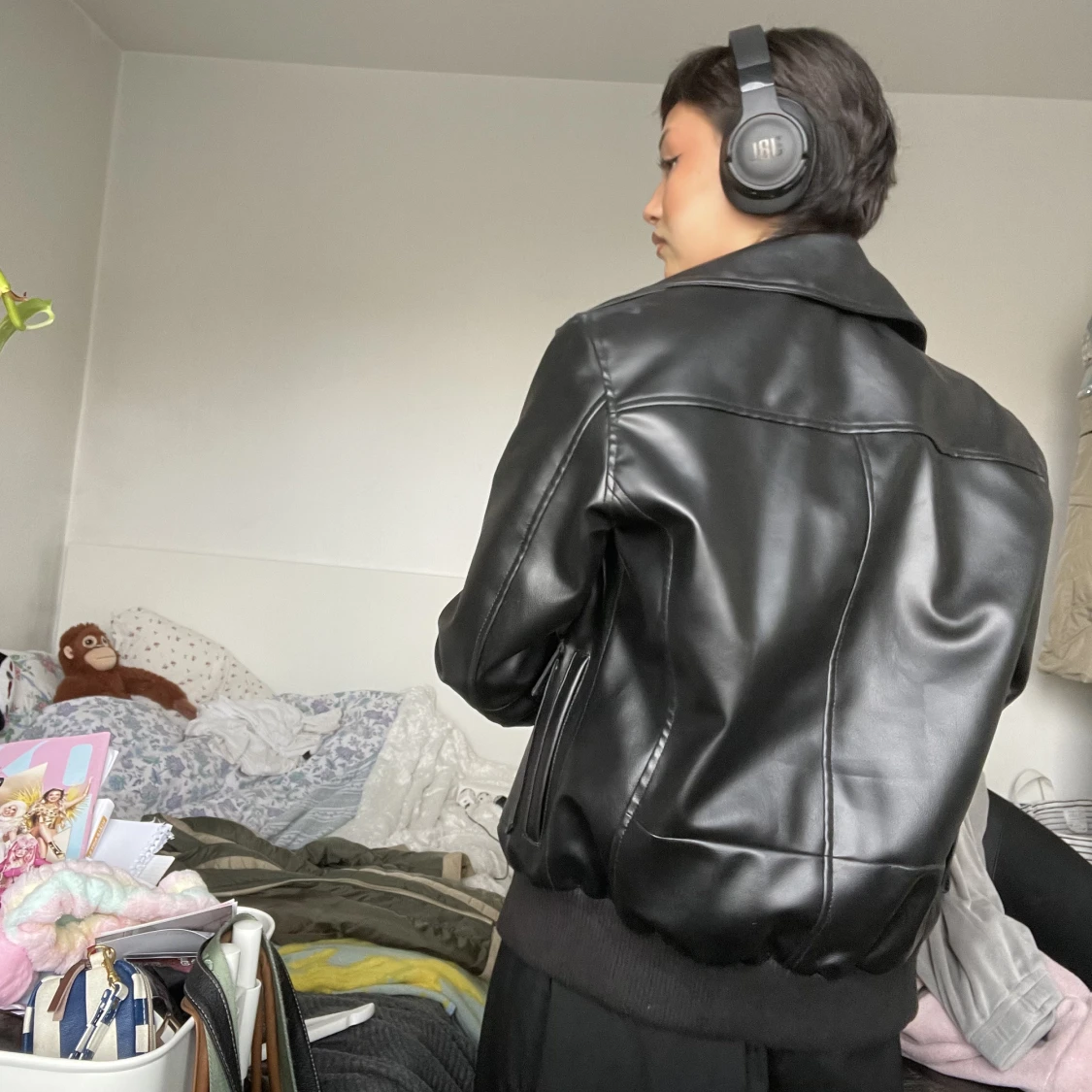 Läderjacka - 91