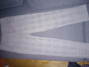 rutiga kostym byxor  - helt nya endast testad stork 38