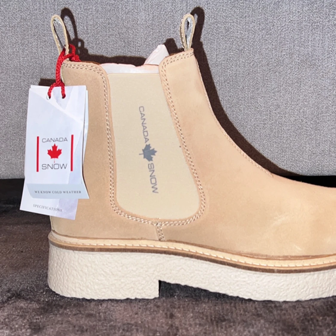 CANADA SNOW Mount Vail Chelseaboots Beige