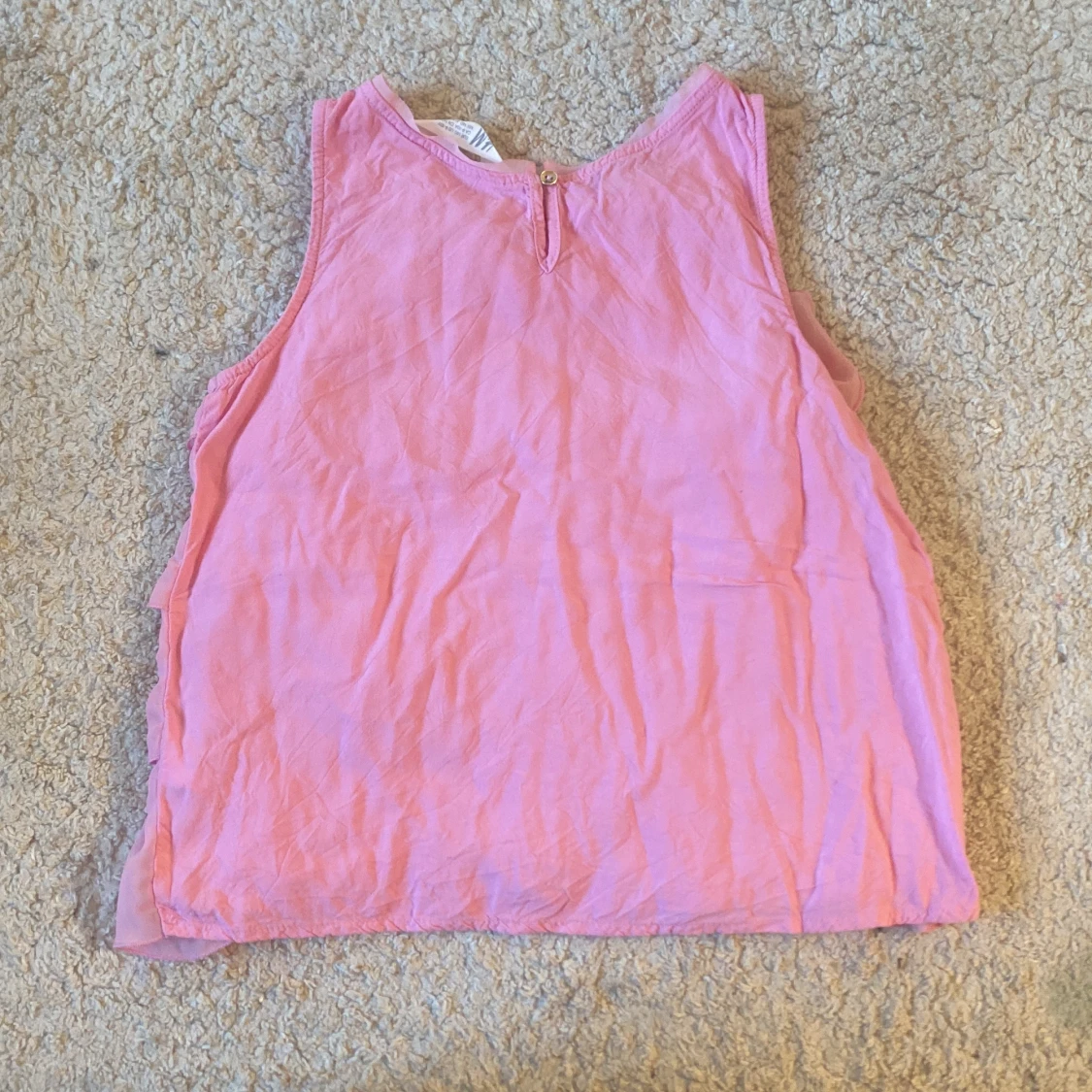 Rosa topp med volang! - 90