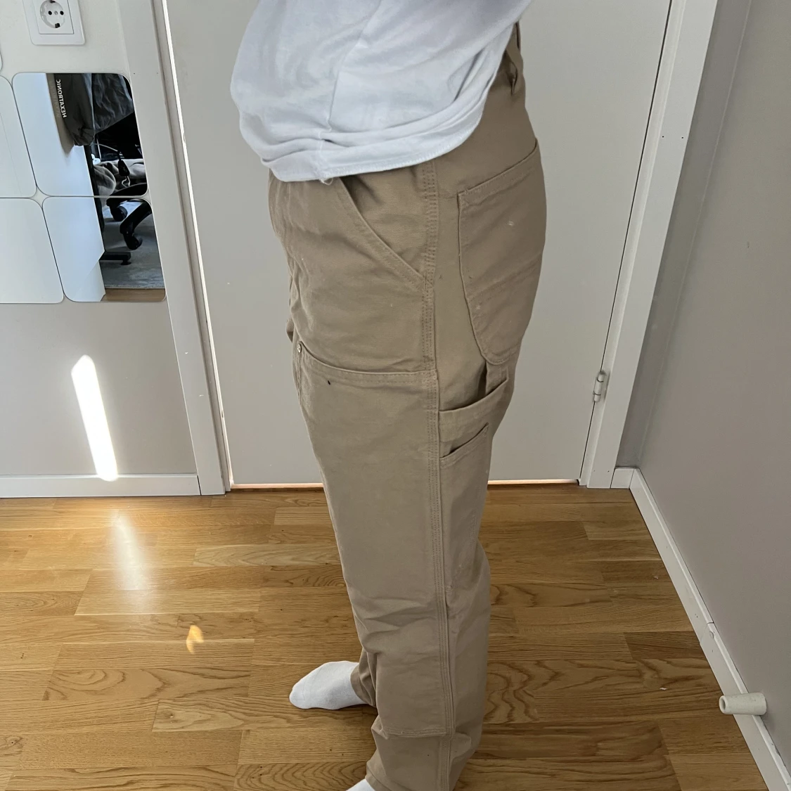 Carhartt double knee beige/brun - 90