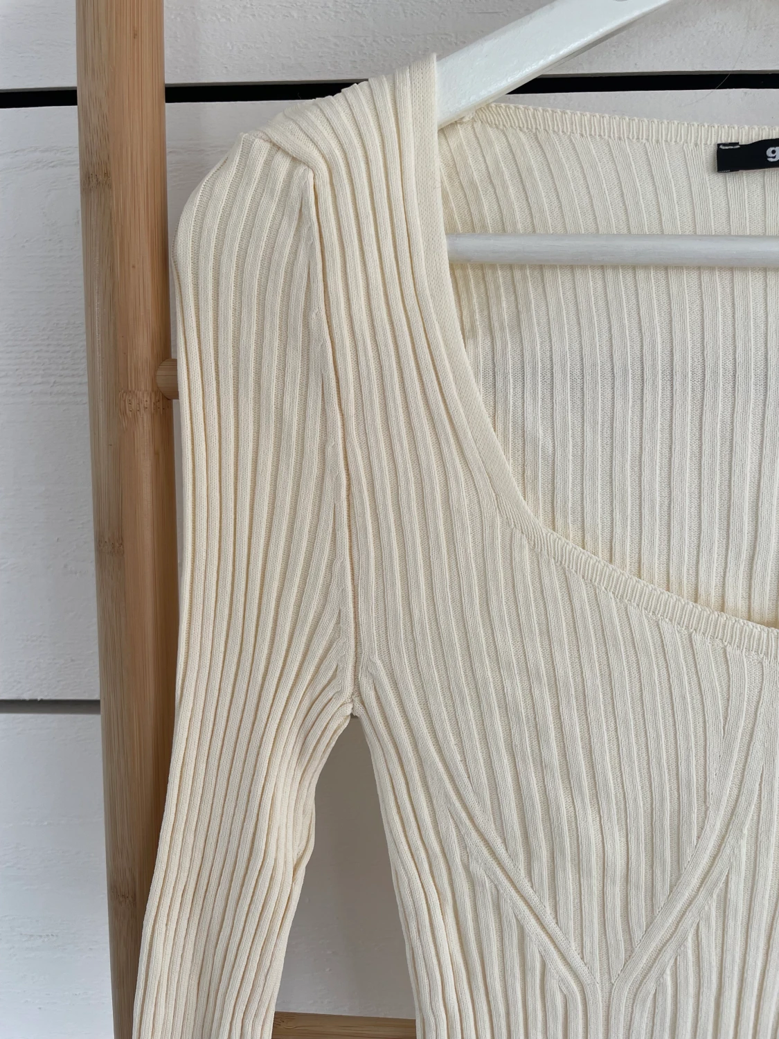 Stickad långärmad  - 90