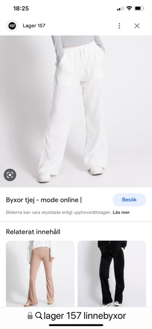 Linnebyxor - Säljer mina superfina linnebyxor i storlek s!