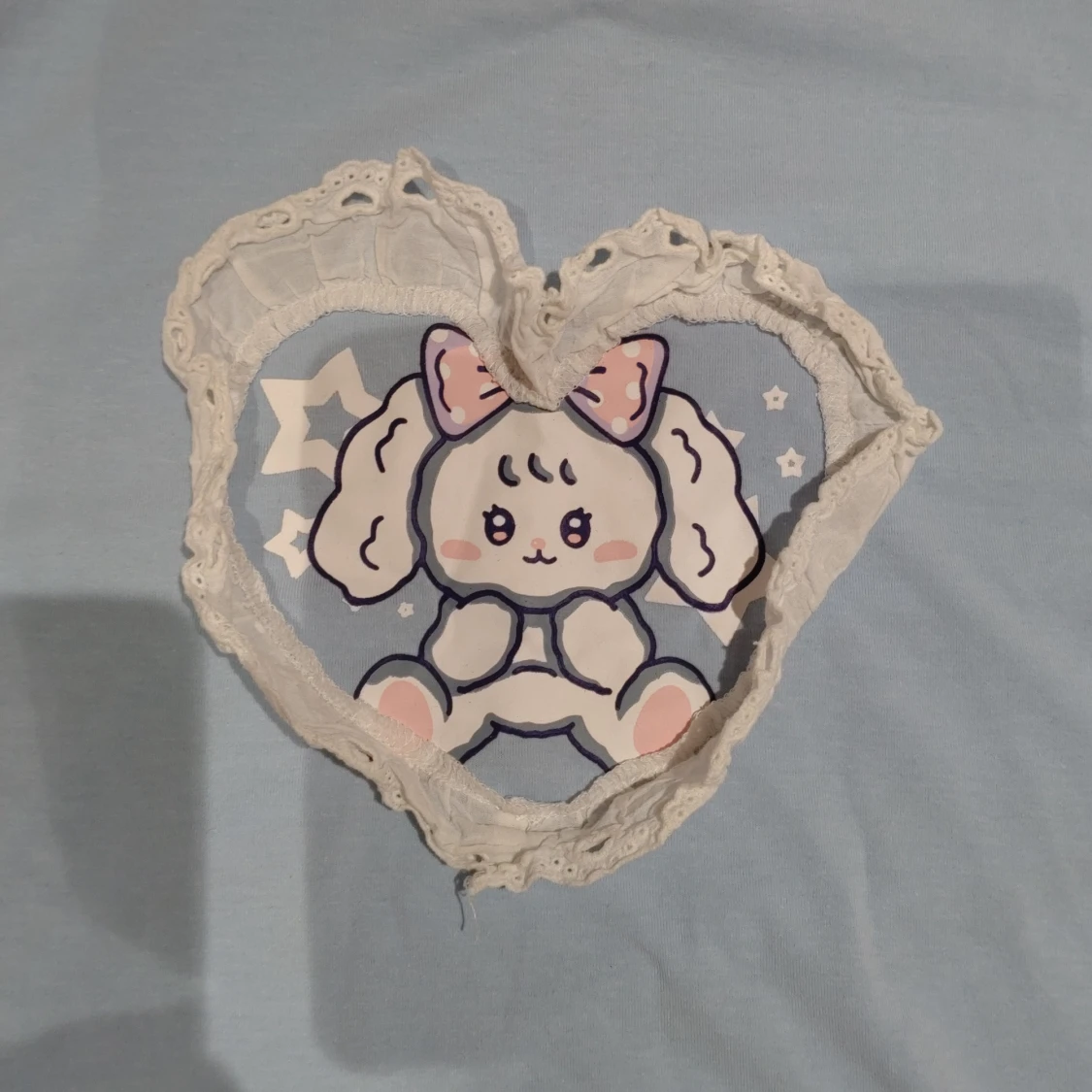 Söt blå t-shirt  - 91