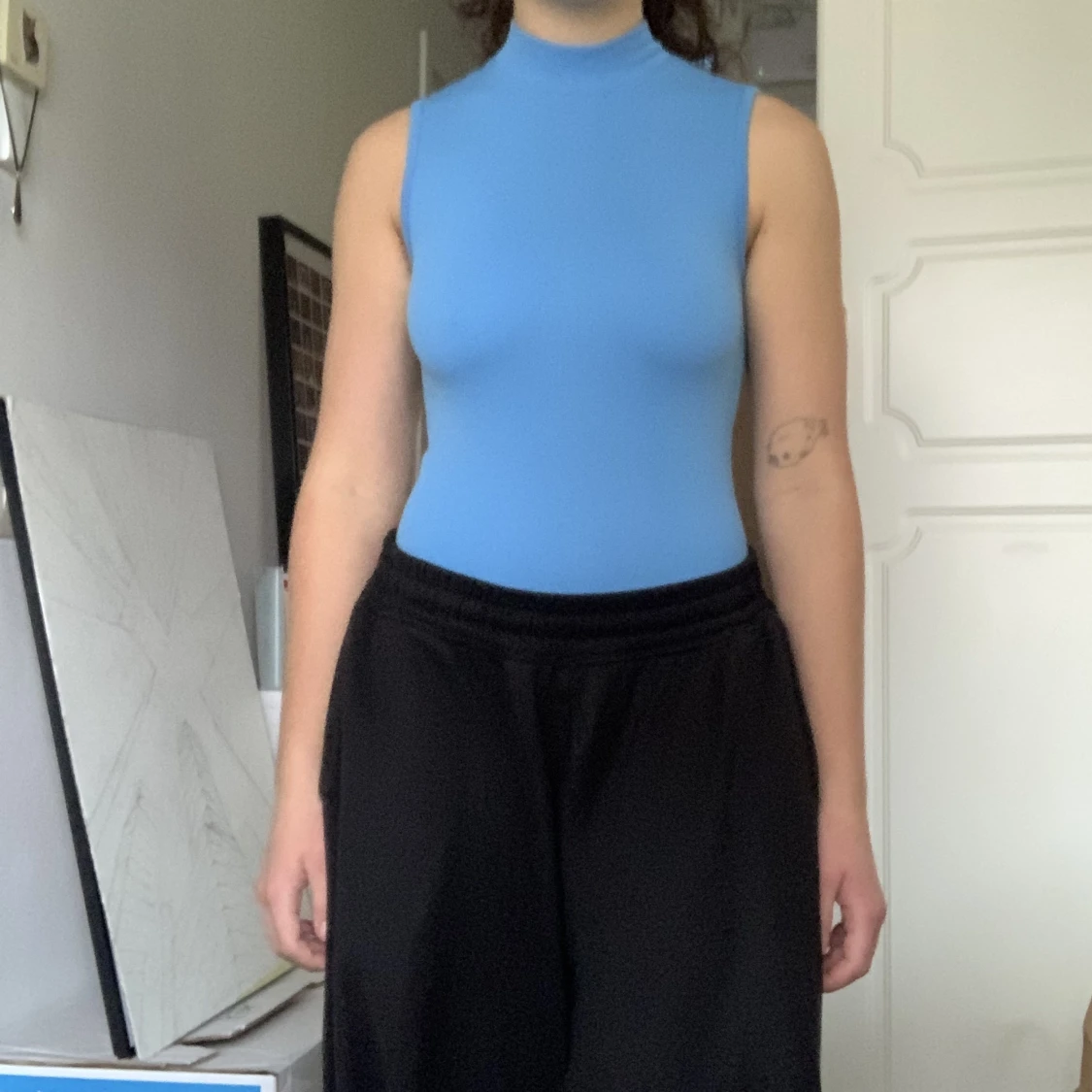 Blå body slimfit - 90