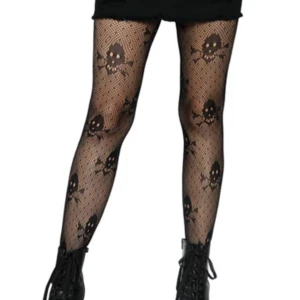 Dödskalle strumpbyxor - BILDEN ÄR LÅNAD💓 Storlek S/M. Säljer då de tyvärr inte kommer till användning längre. Bra skick. För fler bilder/info skriv i DM😇💓