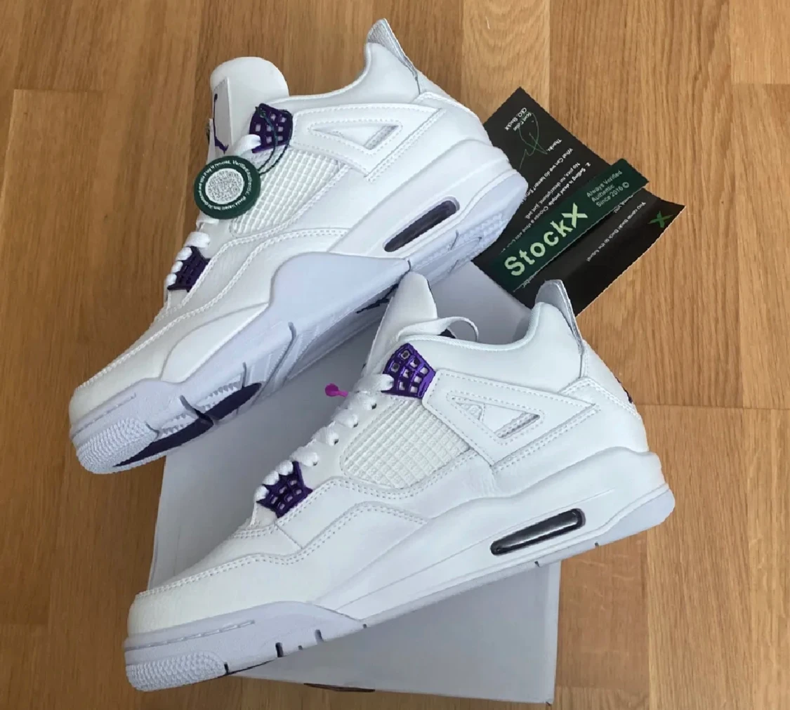 Jordan 4 metalic purpule