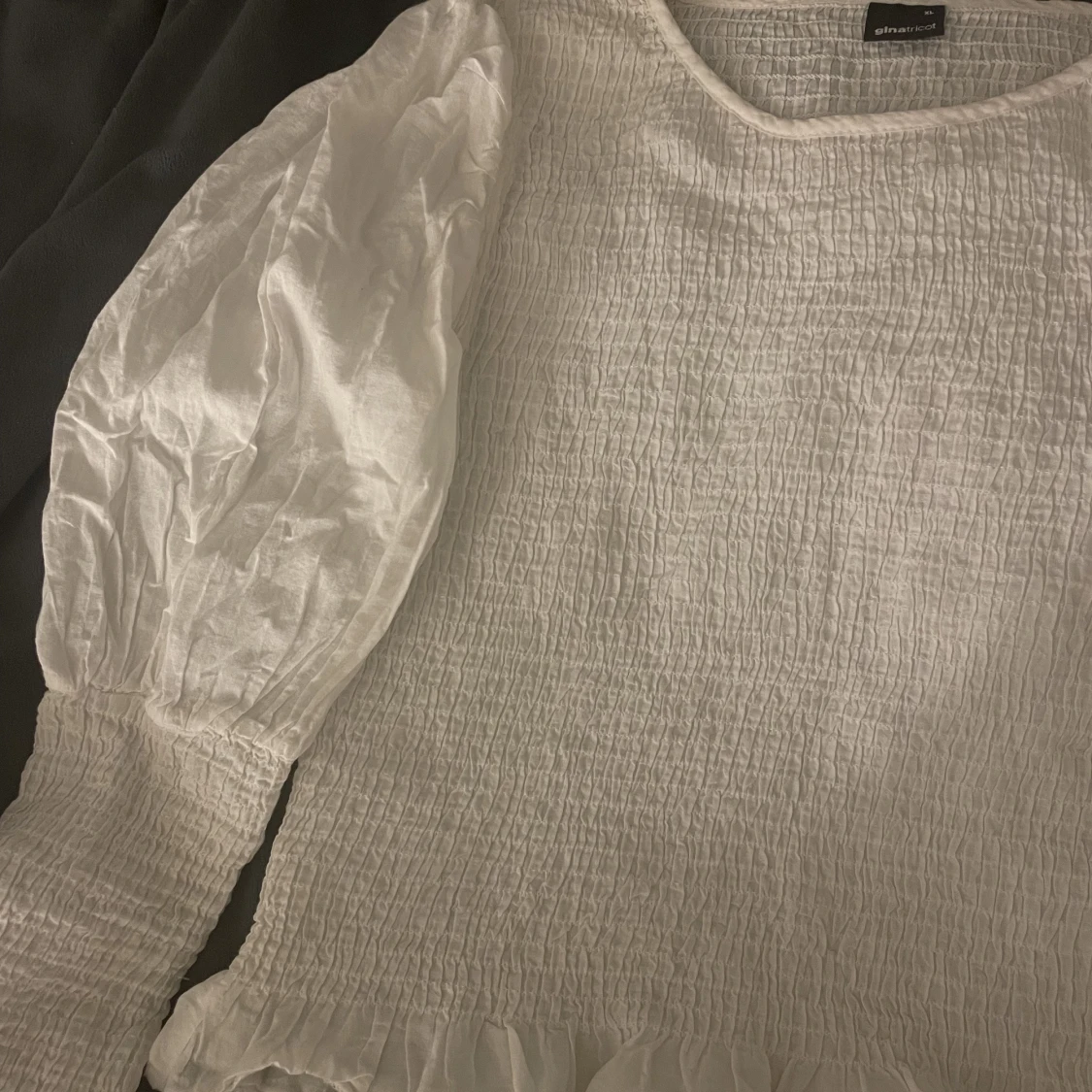 Vit tunn topp - 90