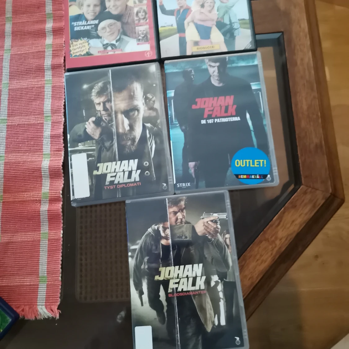 5 st dvd filmer blandat 20 kr st