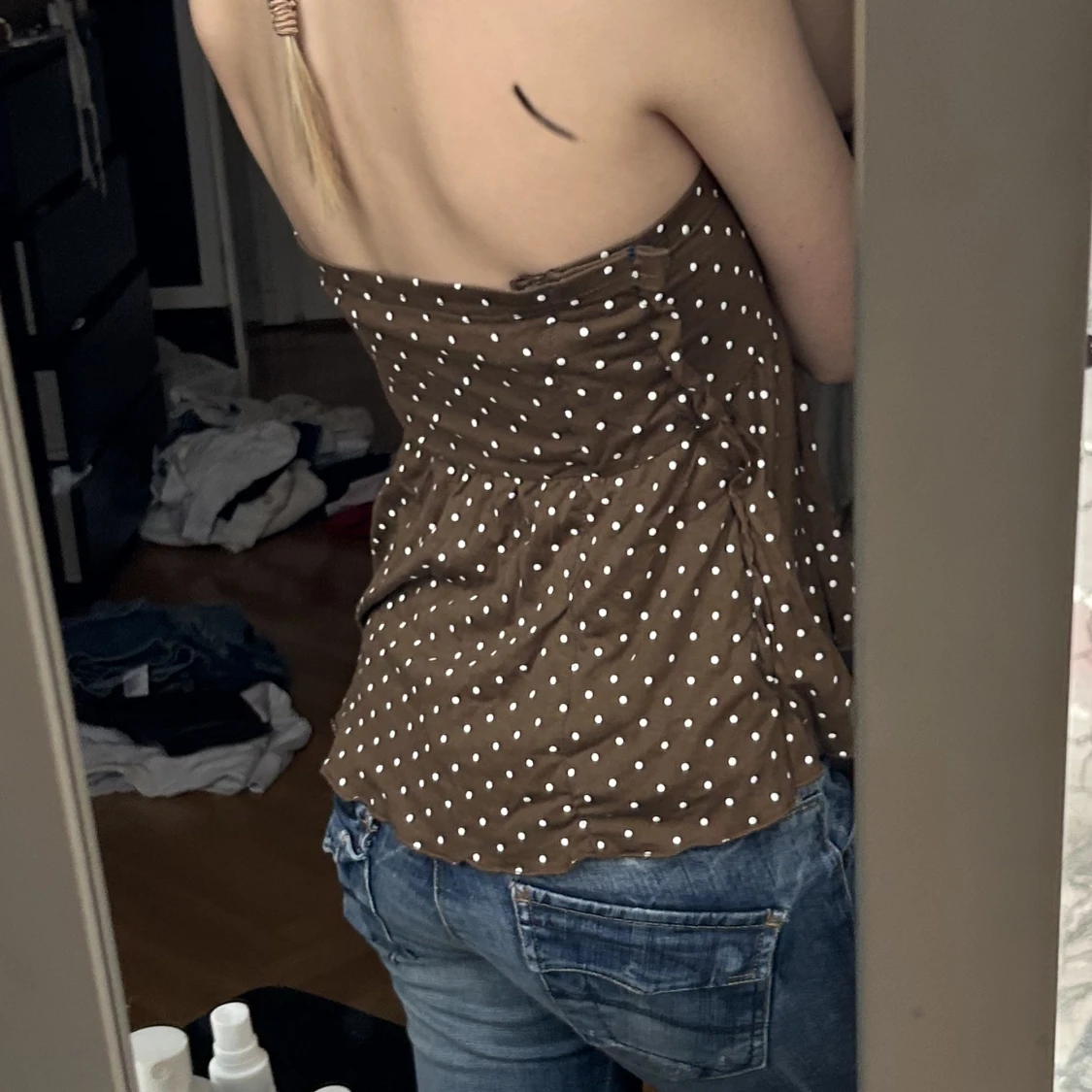 Brun asymmetrisk topp - 90