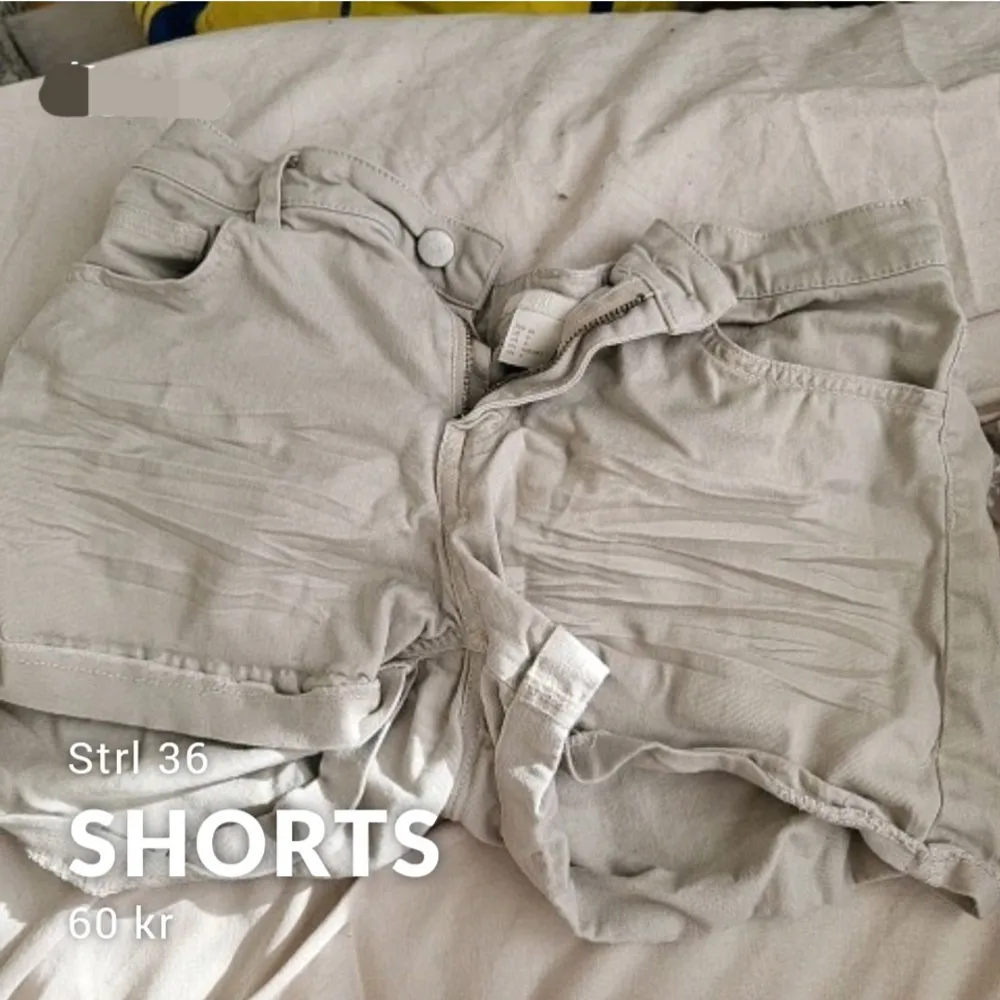 Beigakorta shorts. Knappt använda. Shorts.