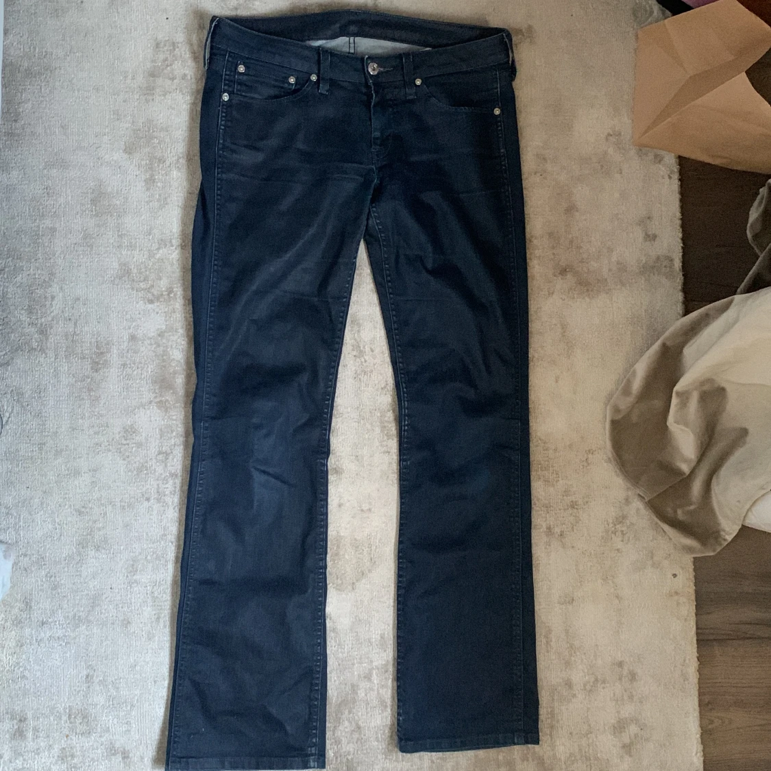 Lågmidjade jeans
