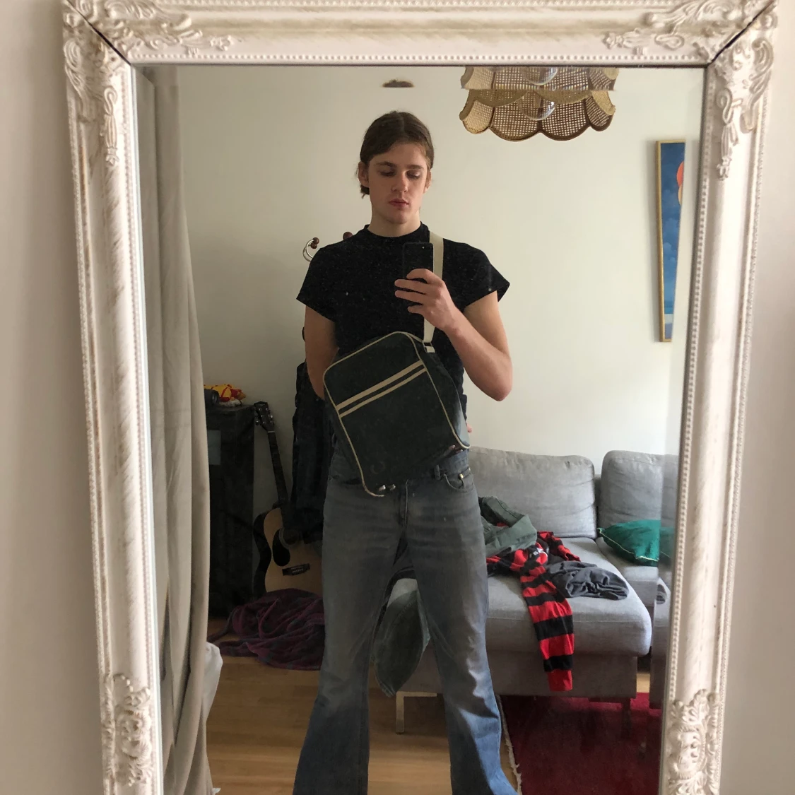 Grön Fred Perry väska  - 90