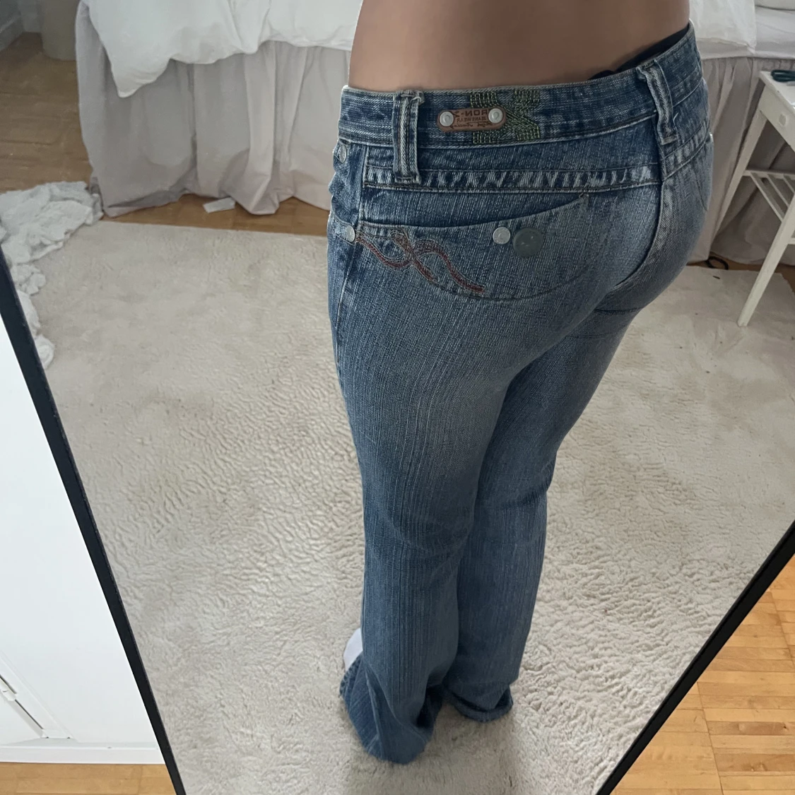 Lågmidjade jeans  - 90