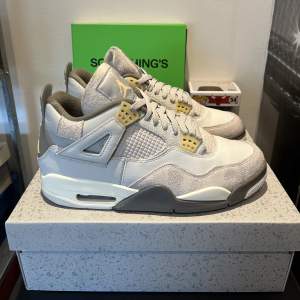 JORDAN 4 ”CRAFT”🤎🤍  Vårt pris: 2700🤙🏽 Cond: 9.5🫡 Storlek: EU 45, US 11👟  Tillägg: Skorna är använda men i otroligt bra skick, nästan nyskick🔥 Originalbox medföljer📦