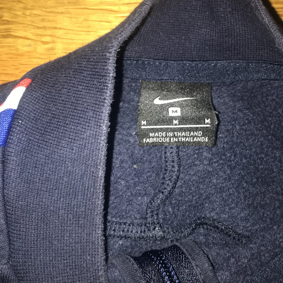 Chelsea zip sweatshirt mörkblå  - 90