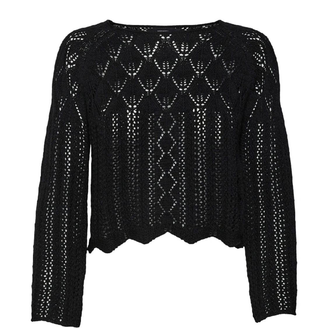 Svart Stickad Tröja