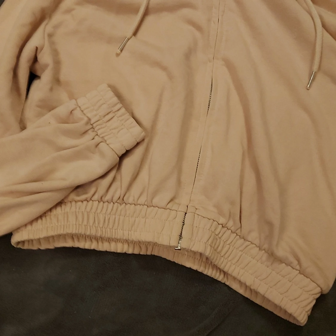 Hoodie med dragkedja  - 90