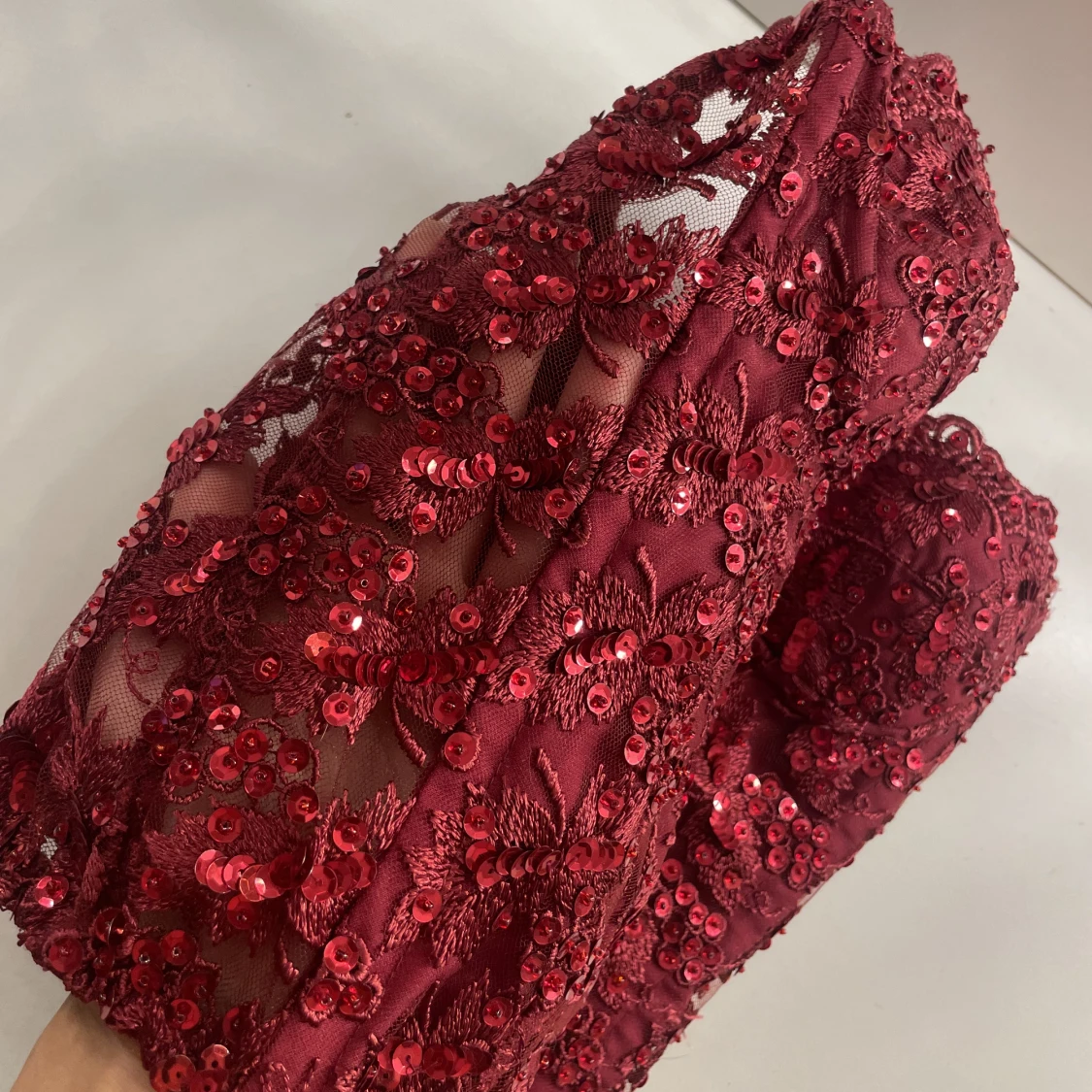 Vintage paljett korsett  - 90