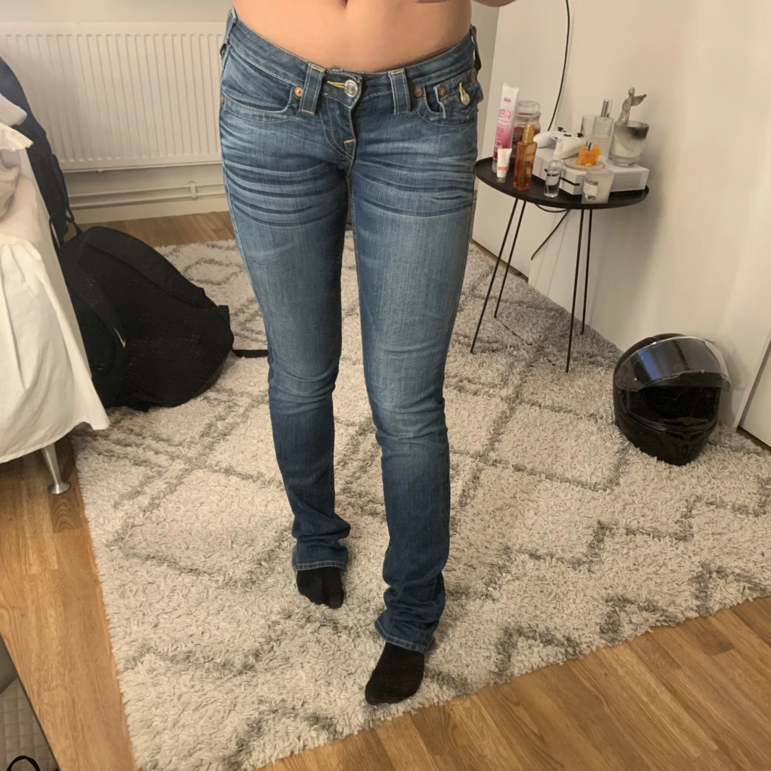 Låg midjade True religion 